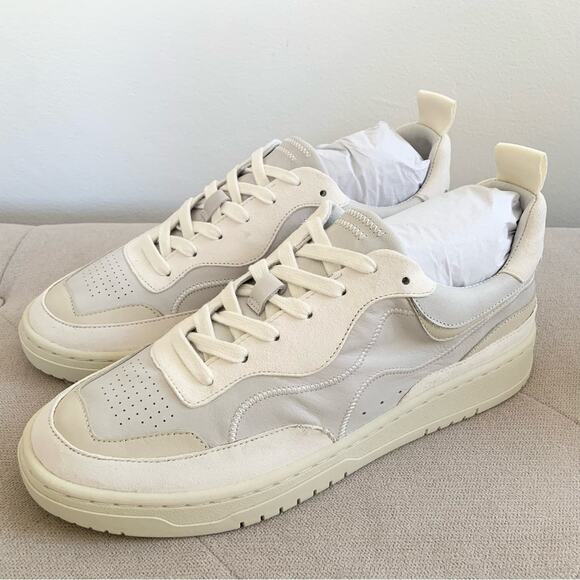 Dolce Vita Adella Sneakers Off White Premium Leather Shoes Size 9 NEW IN BOX - Picture 5 of 12